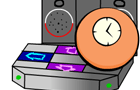 Dance Dance OrangeClock