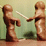A Clay Sword Fight