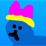 Cat-O-Blue: Birthday Card