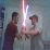 Light Saber battle.