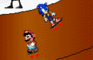 Mario V.S Sonic on the ha