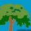 the trees