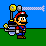 Mario Kicks Major Ass