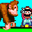 Donkey Kong Lifts Mario