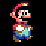 Mario does something