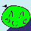 Bouncy the green bal