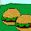 In love with a hamburger