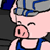Precious Pig Saves V-Day
