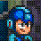 MegaMan rides the train