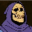 skeletor smiles