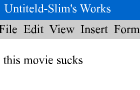 Slim's Works