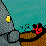 a robot plants a tree