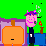 pixel pumpkin