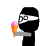 the ninja and ice cream