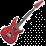 Red and Black Guitar