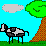 My friends poor cow