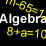 Learn to use Algebra