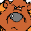 Angry bear goes to the