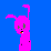metal bunny