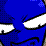 The Angry Blue Thumb God