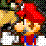 Mario in Bowser's Castle