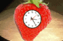 Strawberry Clock Stand Up