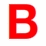 B - Helvetica