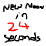 New Moon in 24 seconds