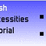 Flash Necessities Tutoral