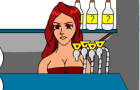 Kissing the Bartender by salcha00