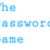Password Game
