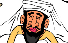 Osama At Sea by JunkYardAnimations