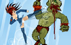 Schoolgirl vs Orcs