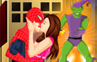Spiderman Kissing