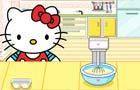 Hello Kitty Making cake