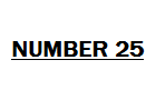 RHG Number25