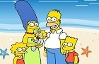Simpsons on the Beach