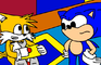 Tails is a li'l nerd...