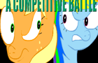 A competitive battle