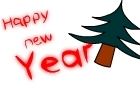 Happy New Year, snowfall