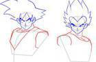 Howtodraw goku and vegeta