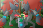 Snivy M - Zoroark M