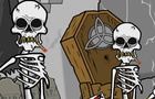 Skeletons Playing Poker (Scene/Camera Test)