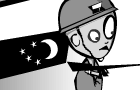 A b/w animated story