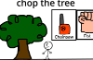 chop the tree