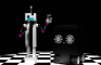 Two Robots singing Daisy Bell