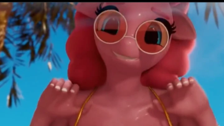 Pinkie Pie's titfuck at the beach