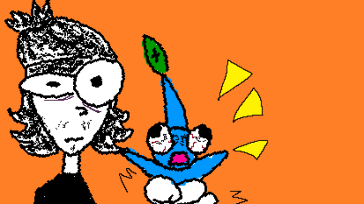 Blue Pikmins birthday surprise