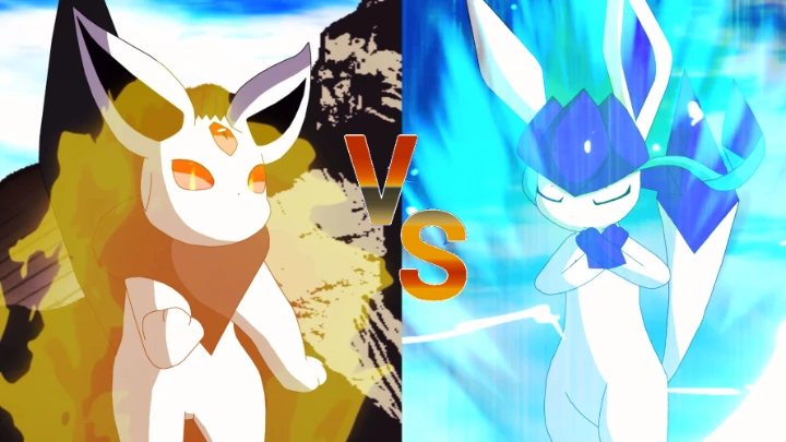 Yäriôh vs Lina (Glaceon) DB-style animation