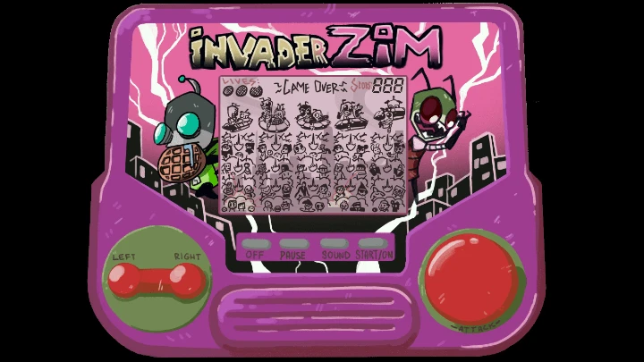 Invader Zim : The Cheap LCD Game
